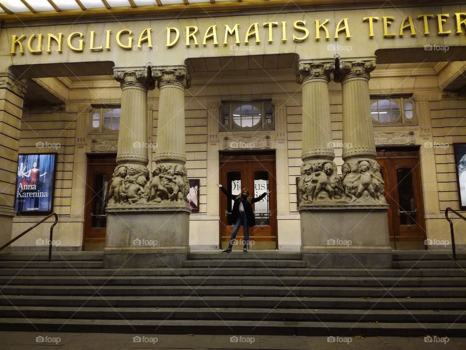 Royal dramatic theater in Stockholm