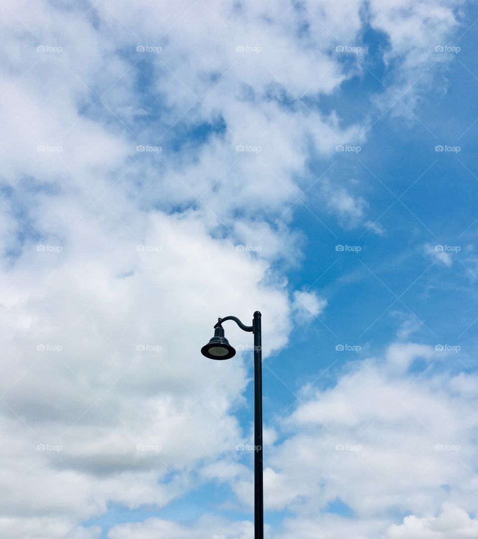 Lamp post and sky