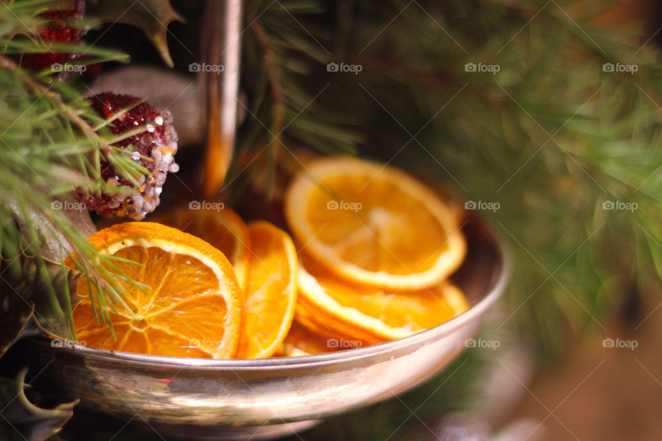 Christmas tree oranges