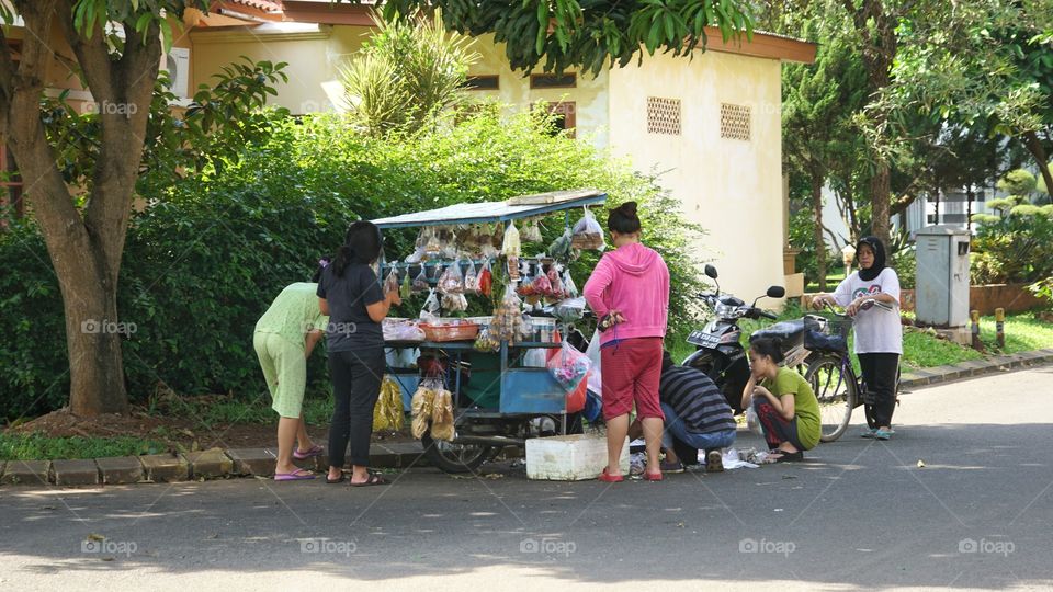 typical indonesian neighborhood