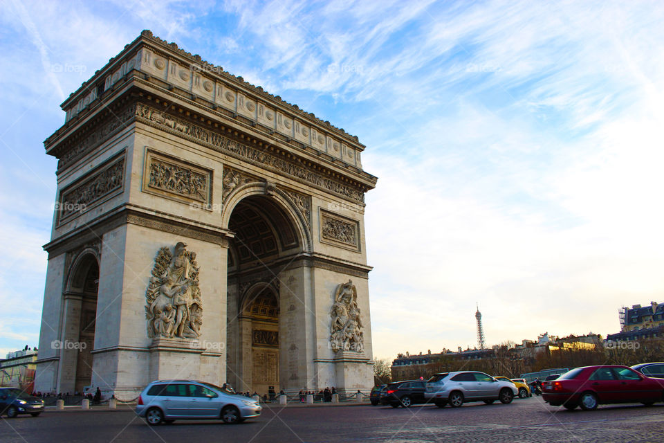 The arch of Triumph,Paris,France