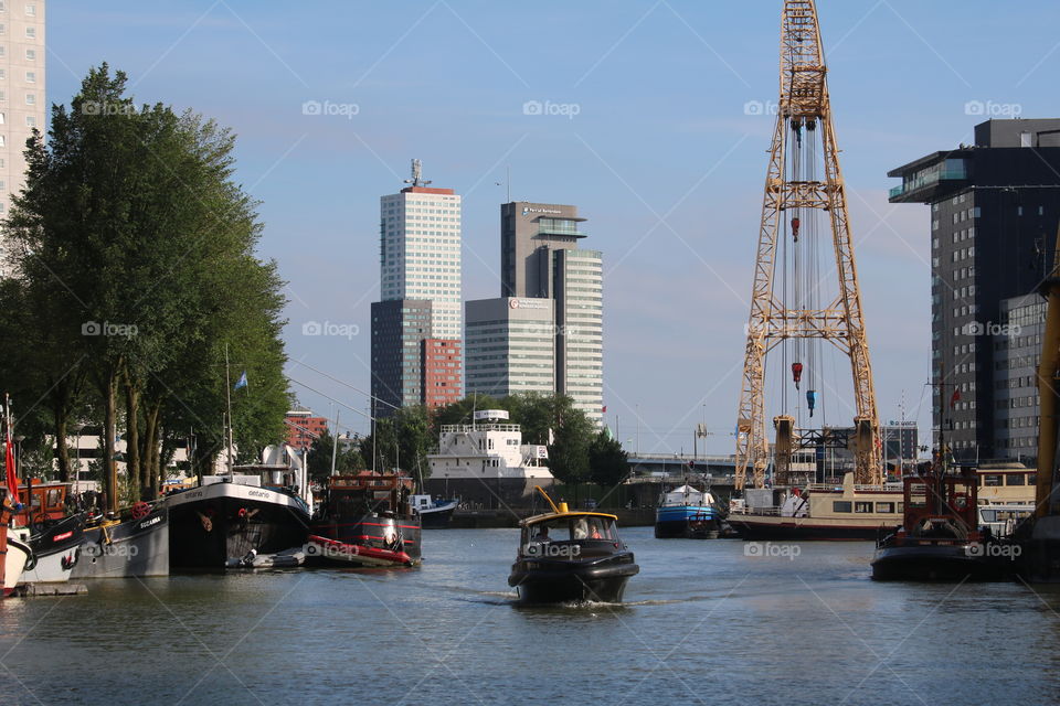 Old harbour of Rotterdam, Leuvehaven