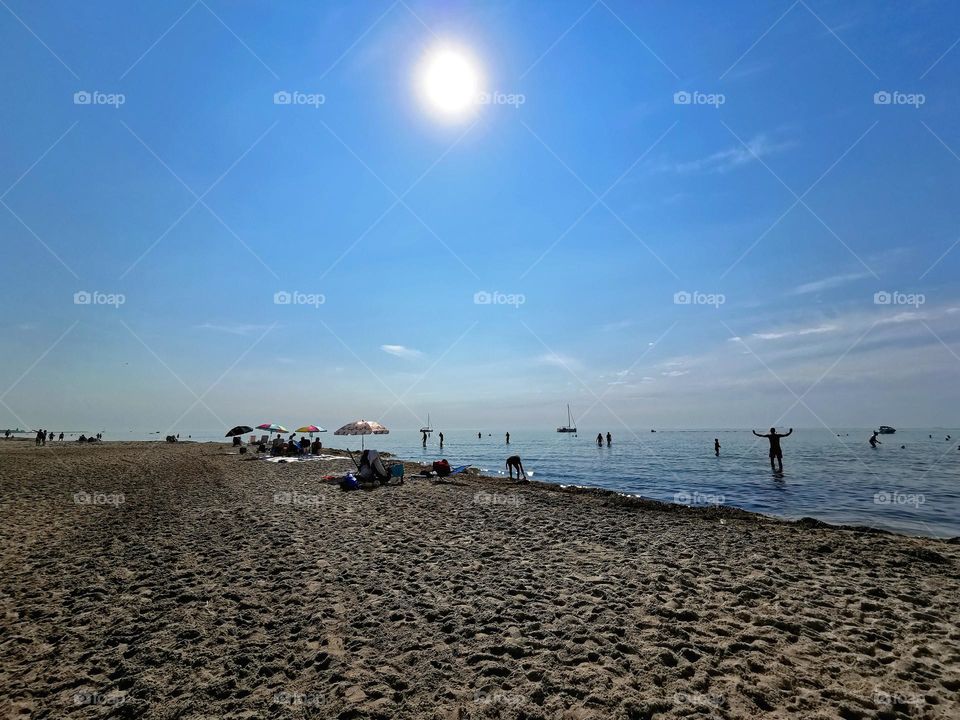 Summer day at the beach