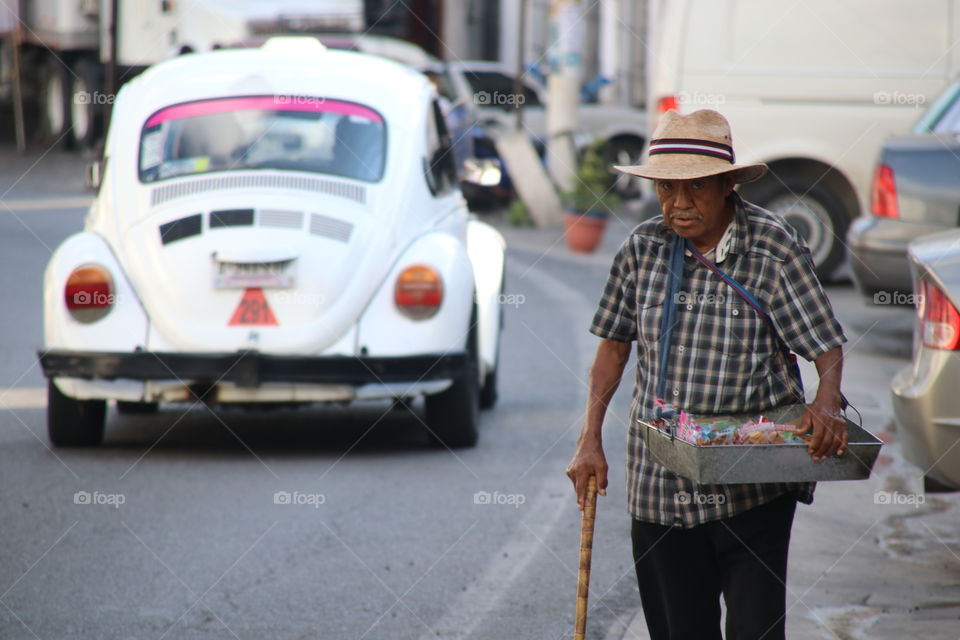 The street scene in Taxco - Mexico 