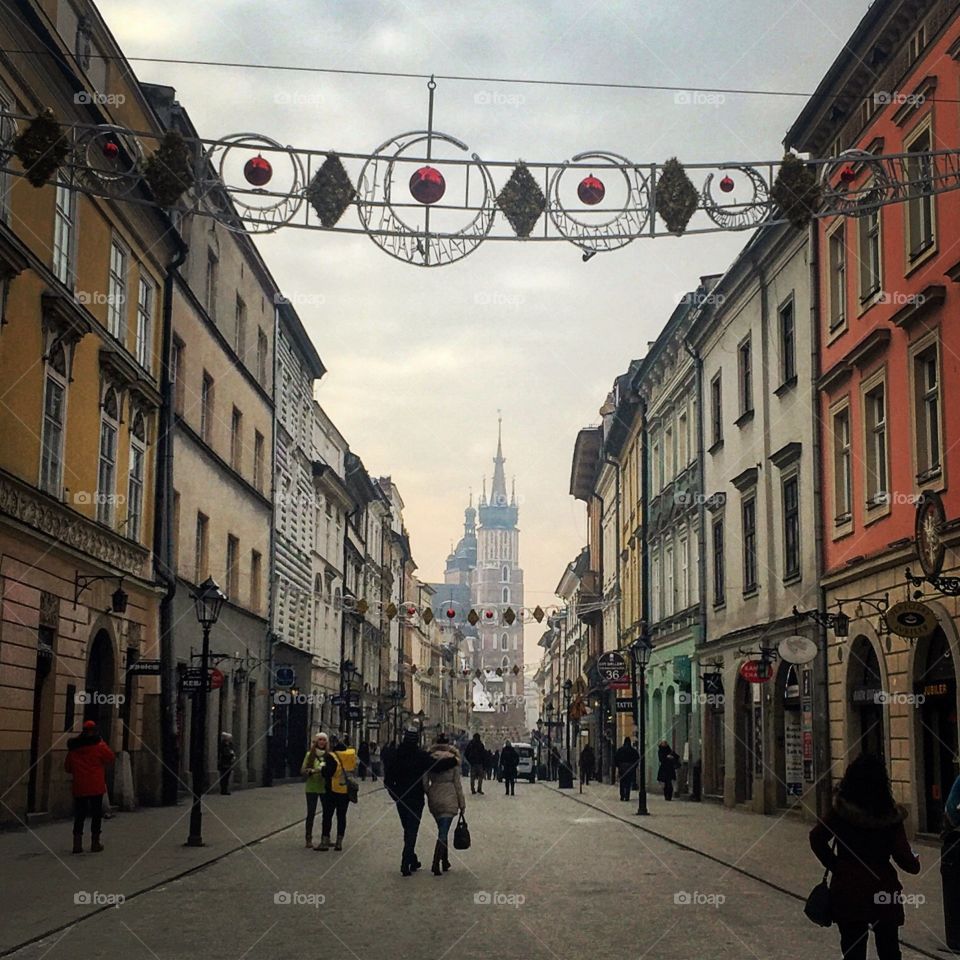 Kraków in Christmastime 