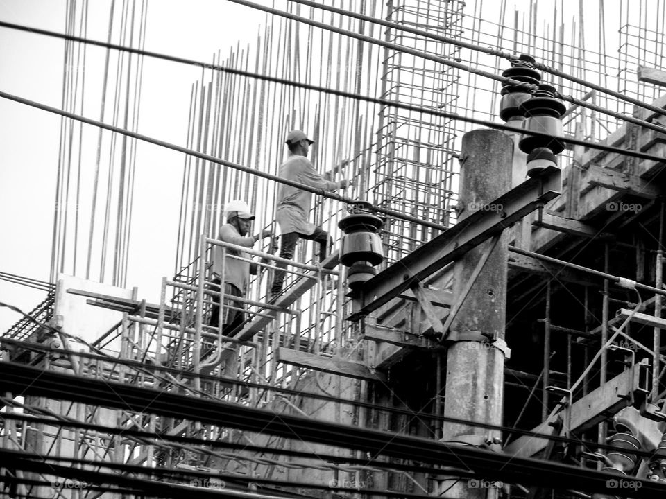 Building projects behind power lines