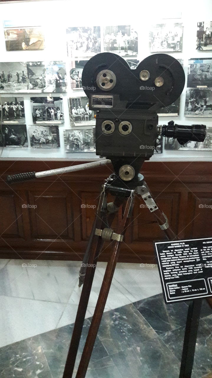 Old video camera television