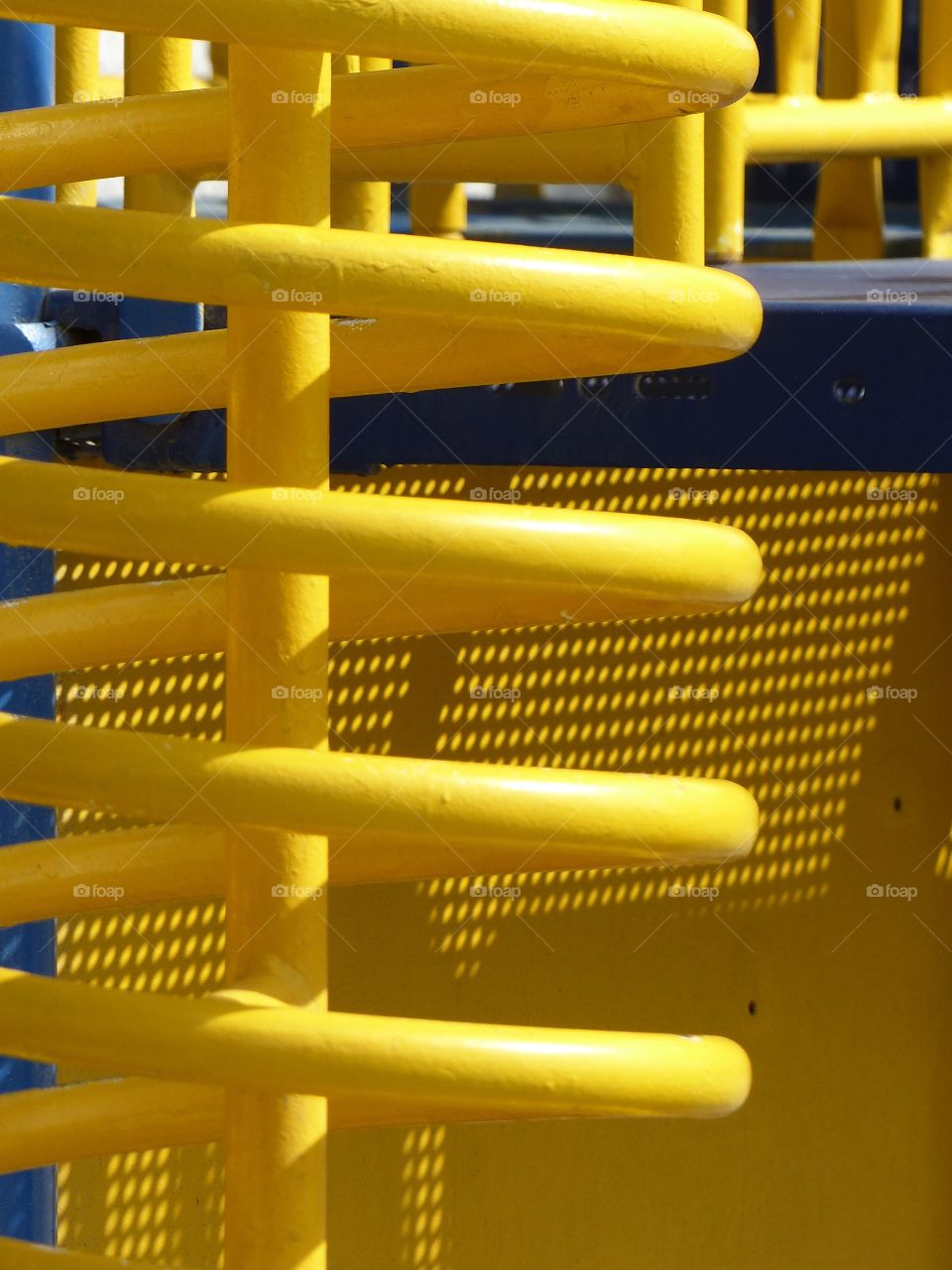 Yellow playground spiral