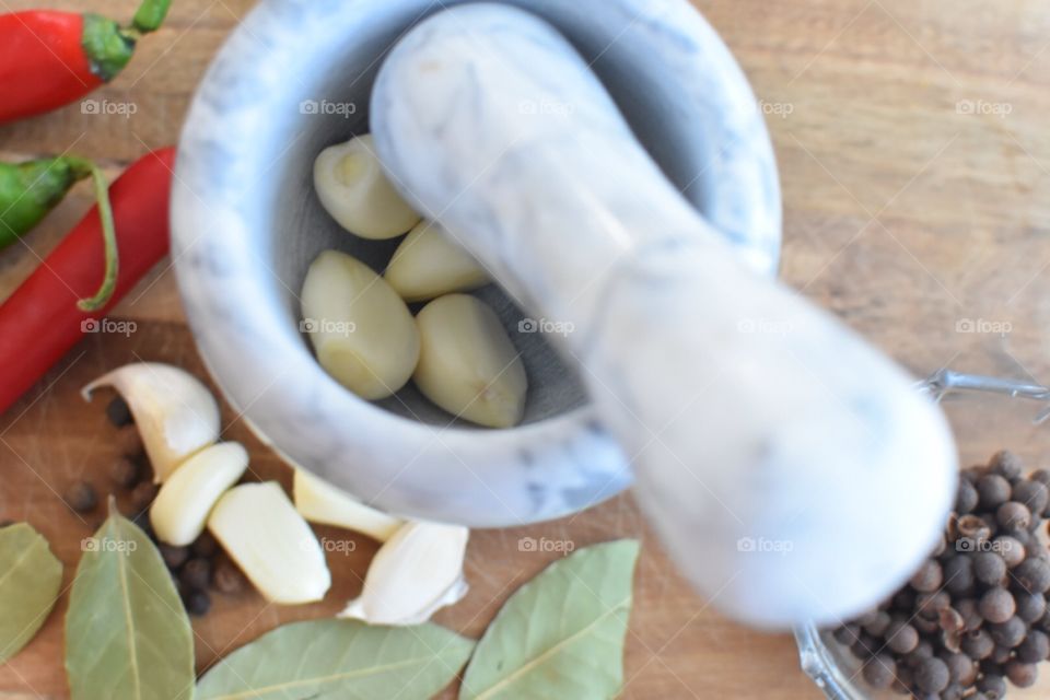 garlic and other spices