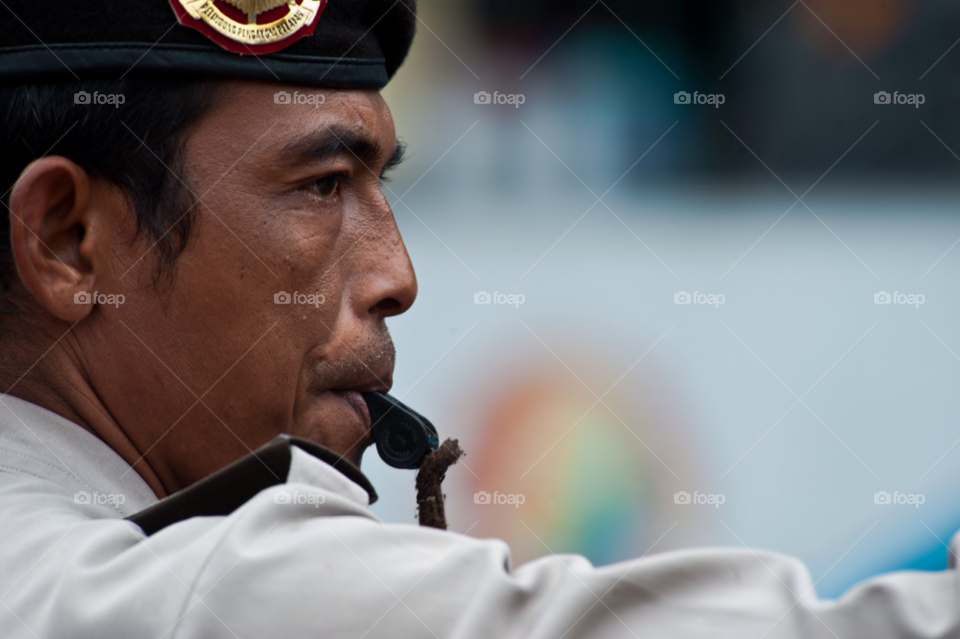 man portrait hat editorial by liquideyes