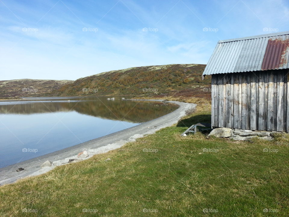 My best place to be. This is from "Lijinsjøen", Kvikne in Norway. The photo is taken in september