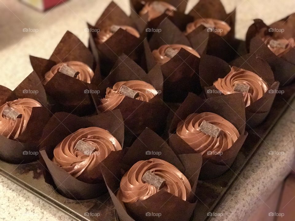 Chocolate chip cupcakes