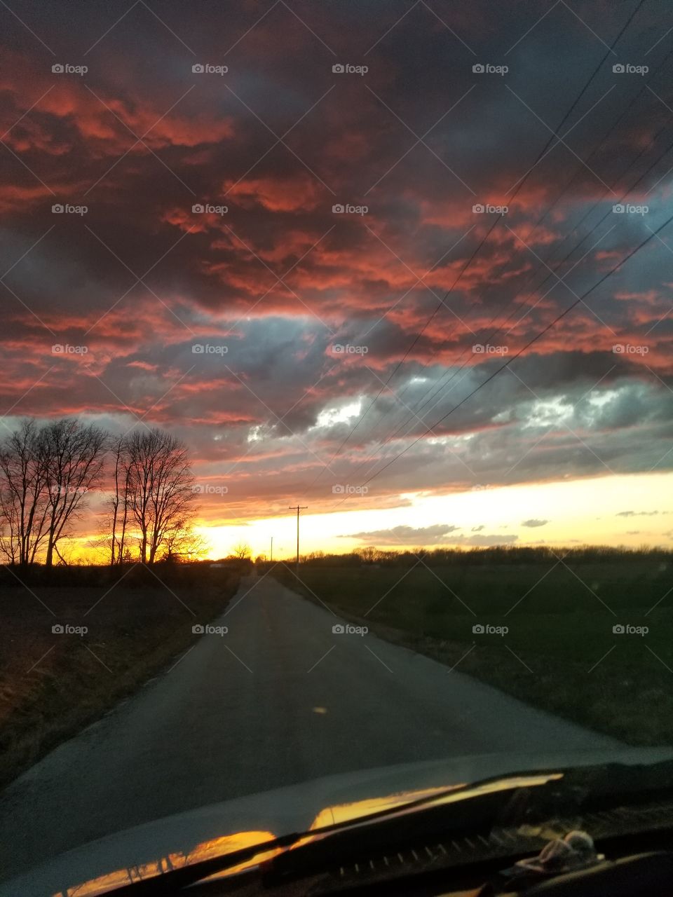 sunsets warm Indiana nights rural Indiana backroad cruises