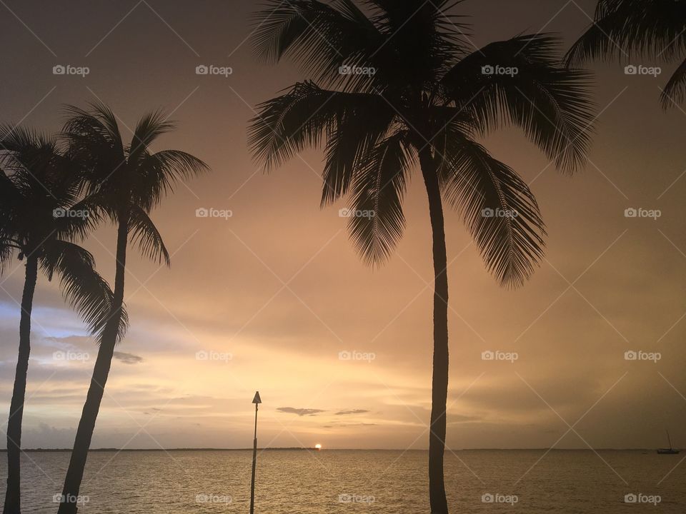 Sunset on Key Largo