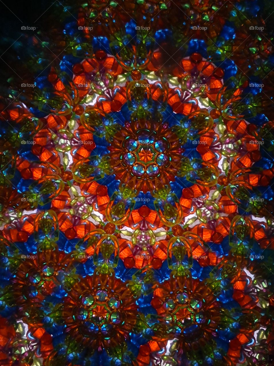 kaleidoscope colors bright