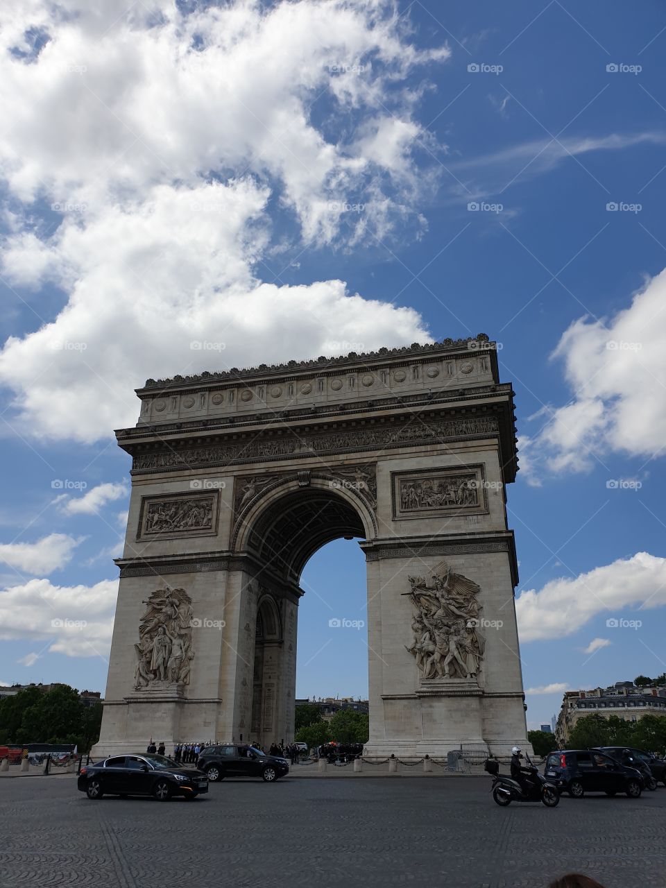 L' arc de Triomphe Paris France
