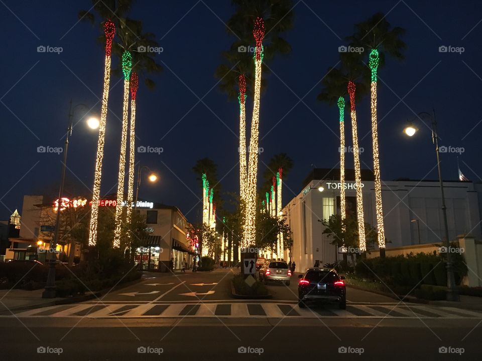My love. The grove. Los Angeles. Holiday lights. Festive, vibrant, inclusive, illuminating