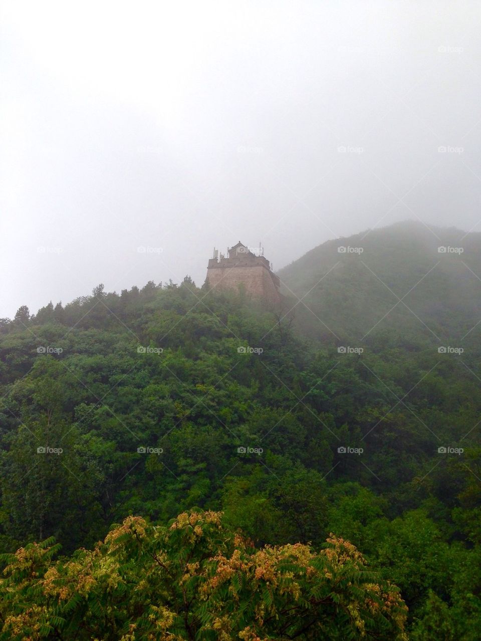 View from Great Wall of China