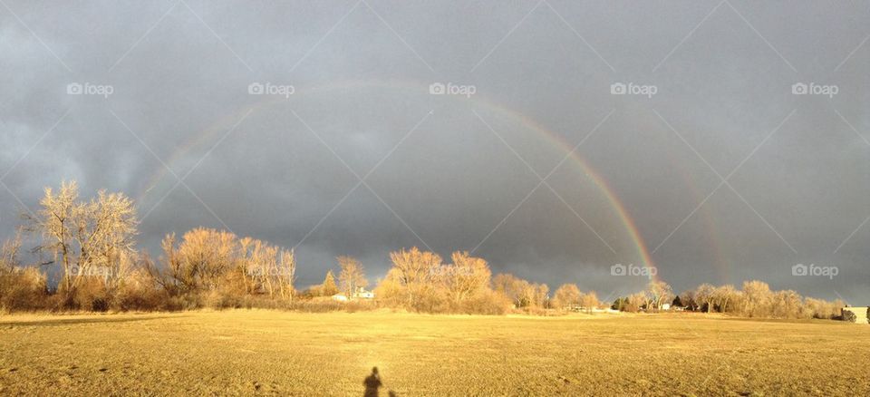 Rainbow panorama