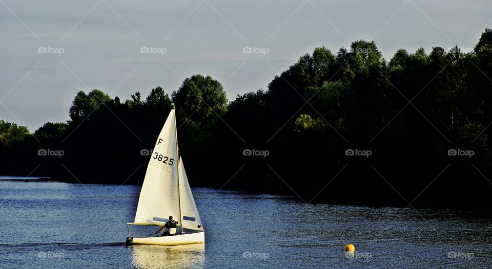 Sailing. Boat 