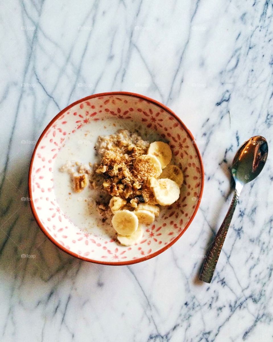 Breakfast in bowl