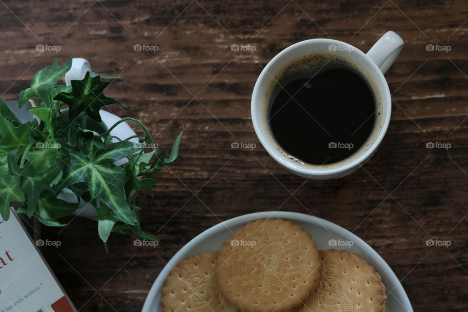 Coffee and biscuits