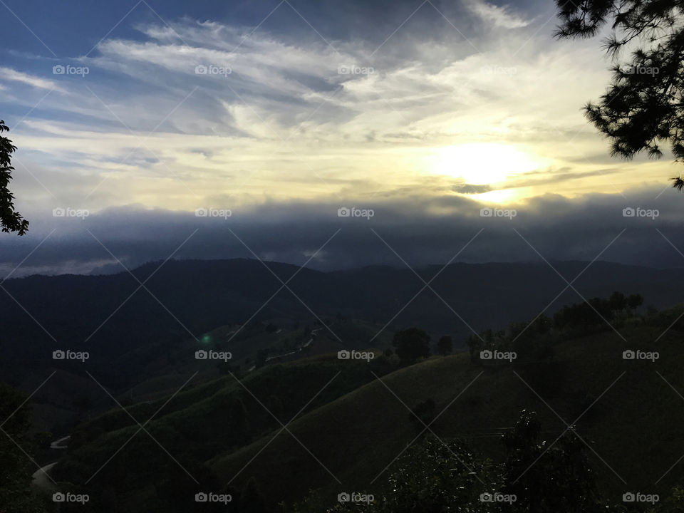 Sunrise sunset everyday and this is not only one of my photos to represent sky and sunrise, but everyday looks changed. That's why people love to take this natural beauty.