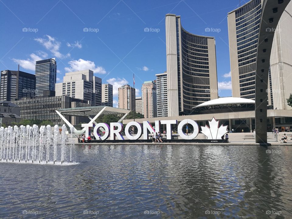 Downtown Toronto, celebrating Canada 150