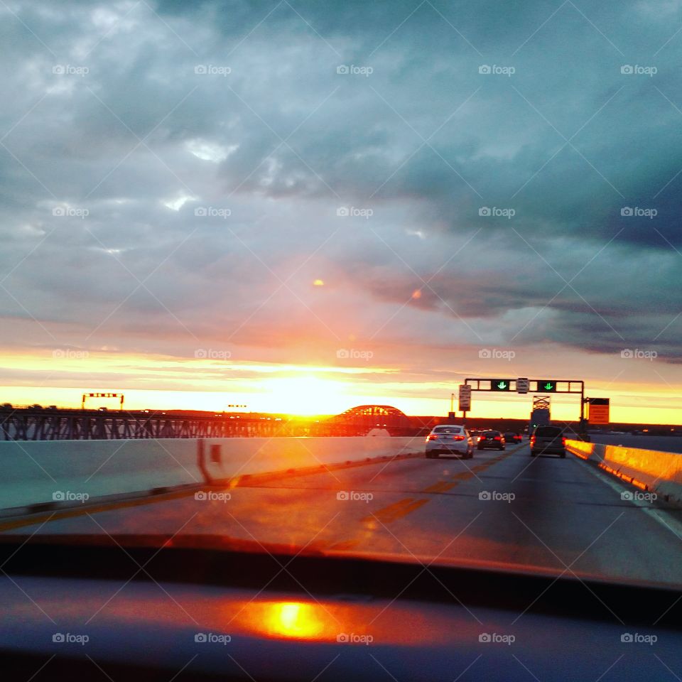sunset bay bridge