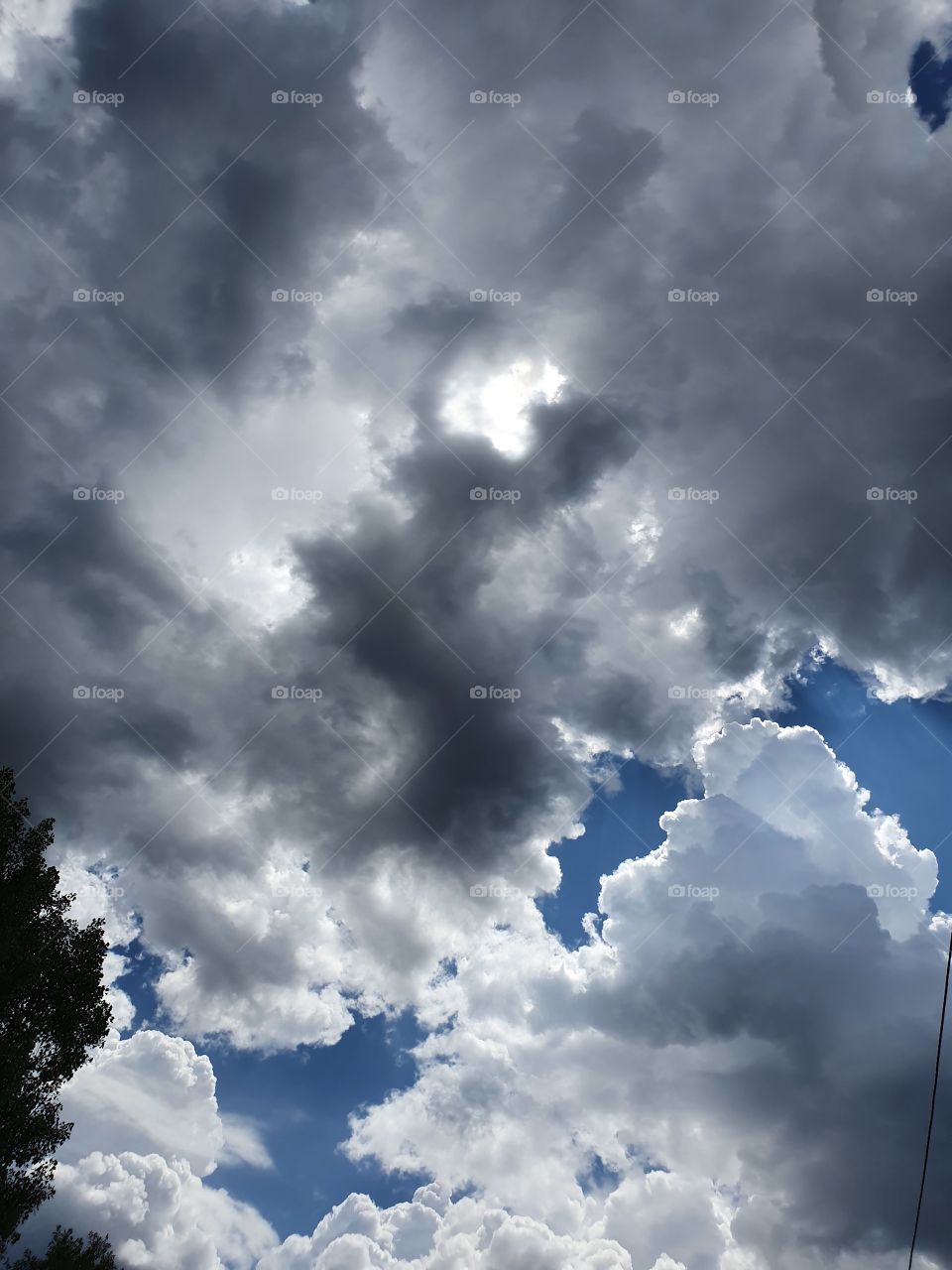 drammatic sky before the rain