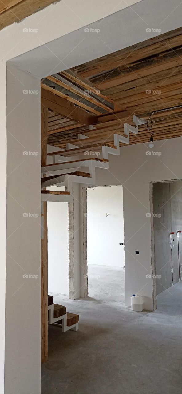 geometric shapes room building house