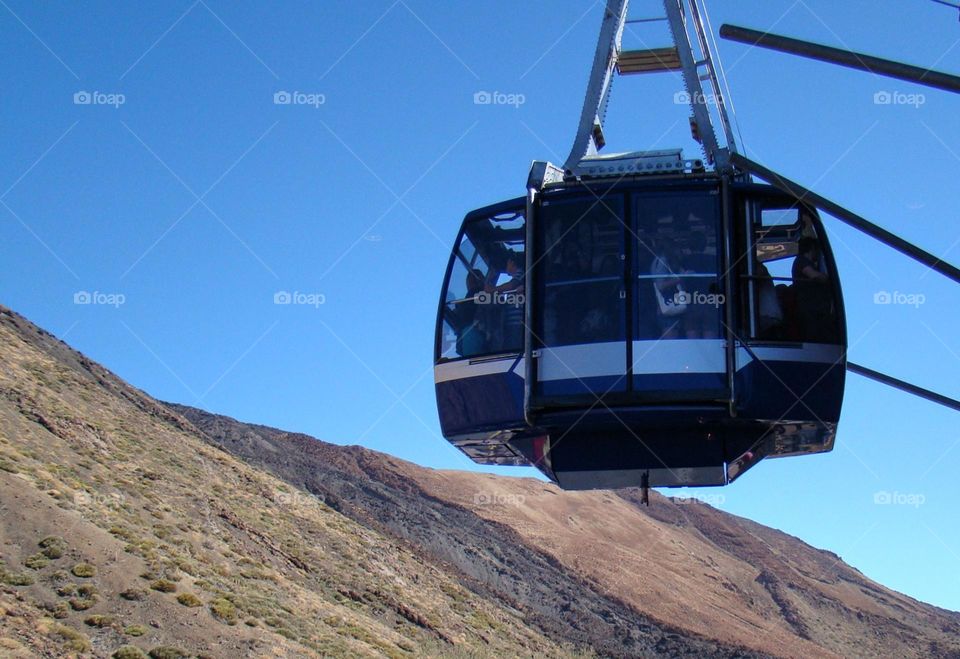 The way to Teida volcano, Spain 🚠