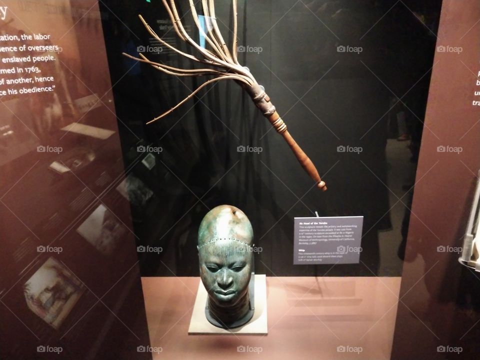 Photo of African art from African American museum in Washington DC