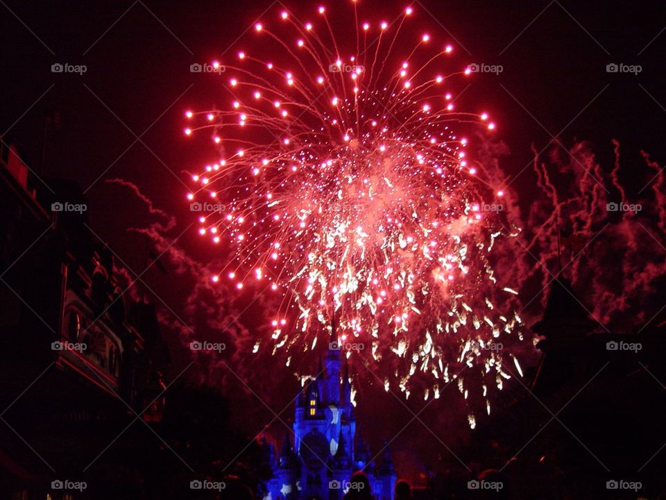 Fireworks at Disney 