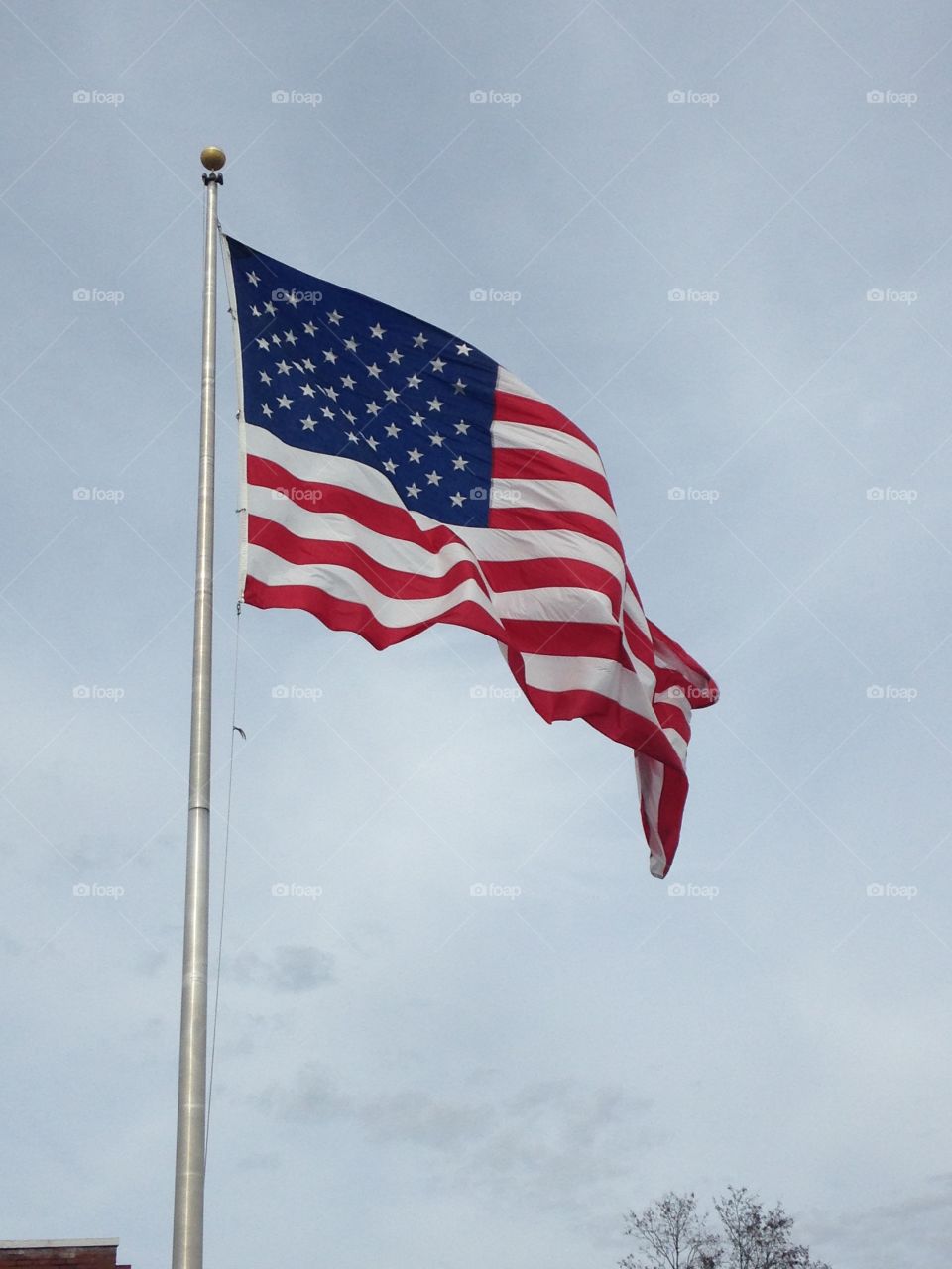 US flag. American heritage 