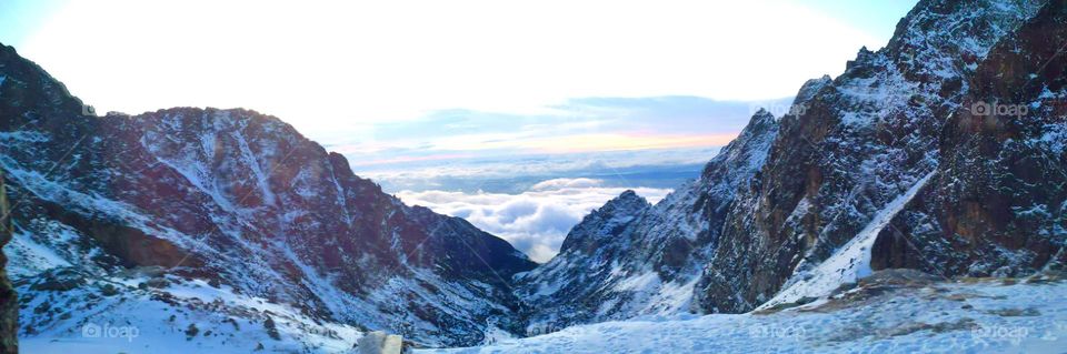 Feel blessing when walking up with such view!