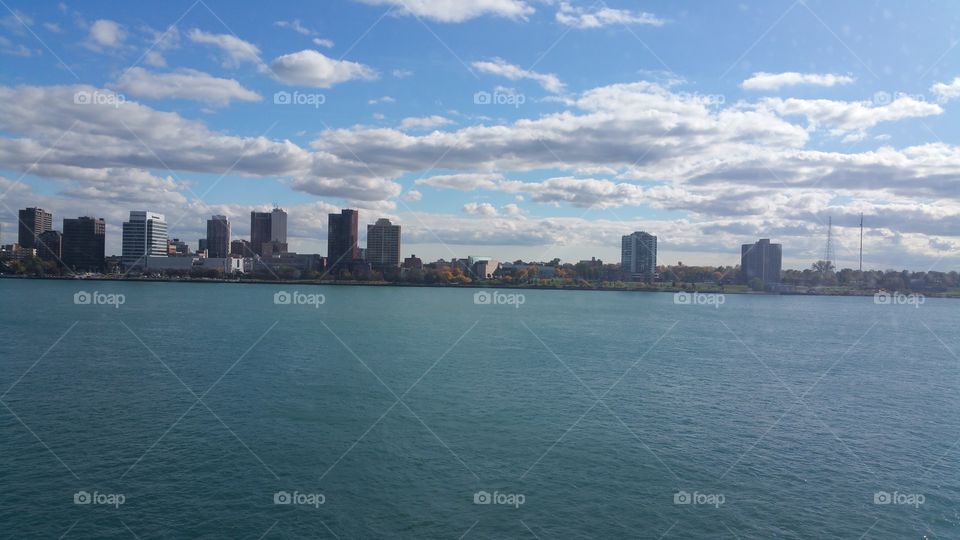 The View of Canada from Detroit