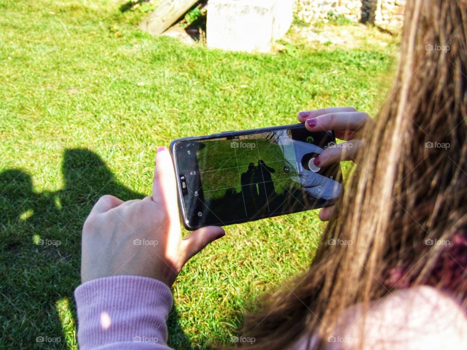 Taking photos of shadows