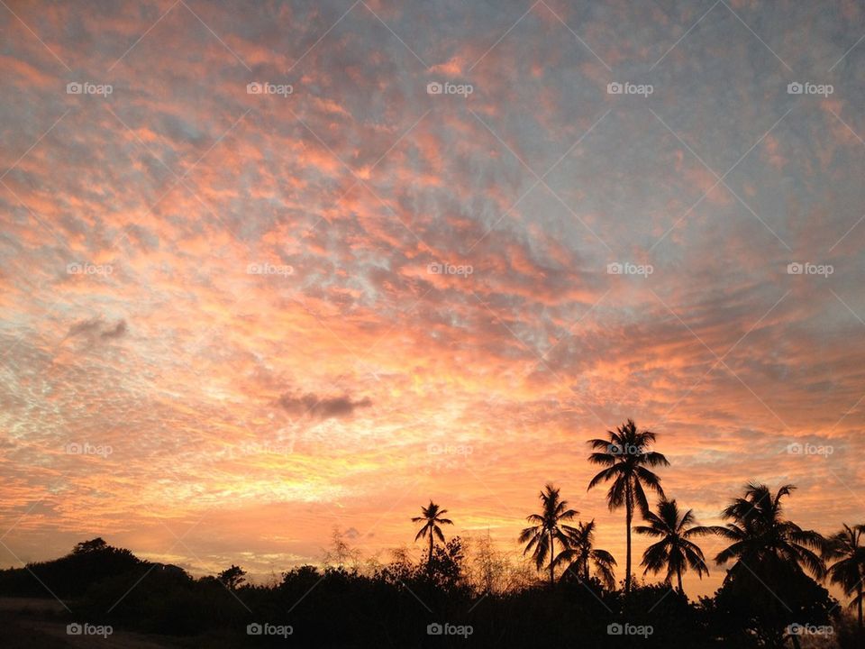 Antigua sunset
