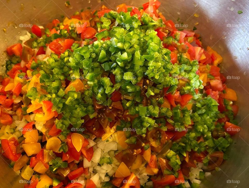 Fresh pico de gallo