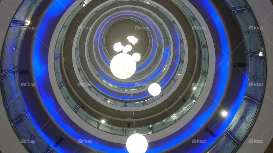 Atrium in a building in Muscat