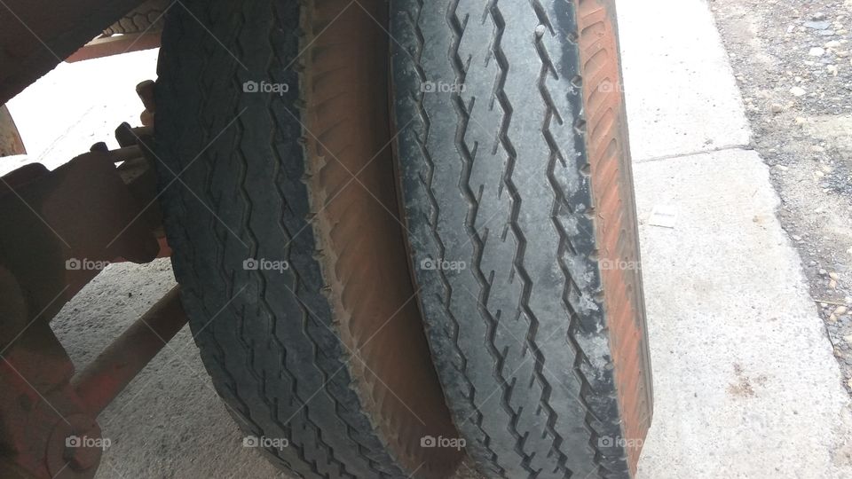the tyre of gripping