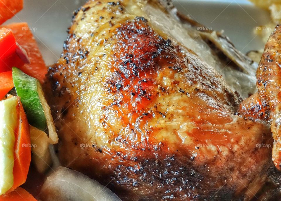 Peruvian Baked Chicken. Roasted Chicken