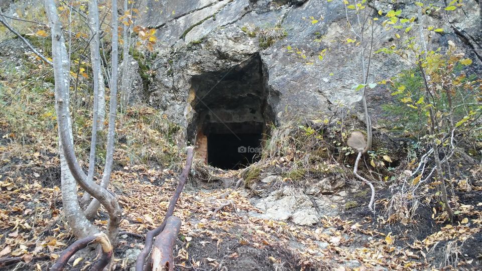 Near the mine