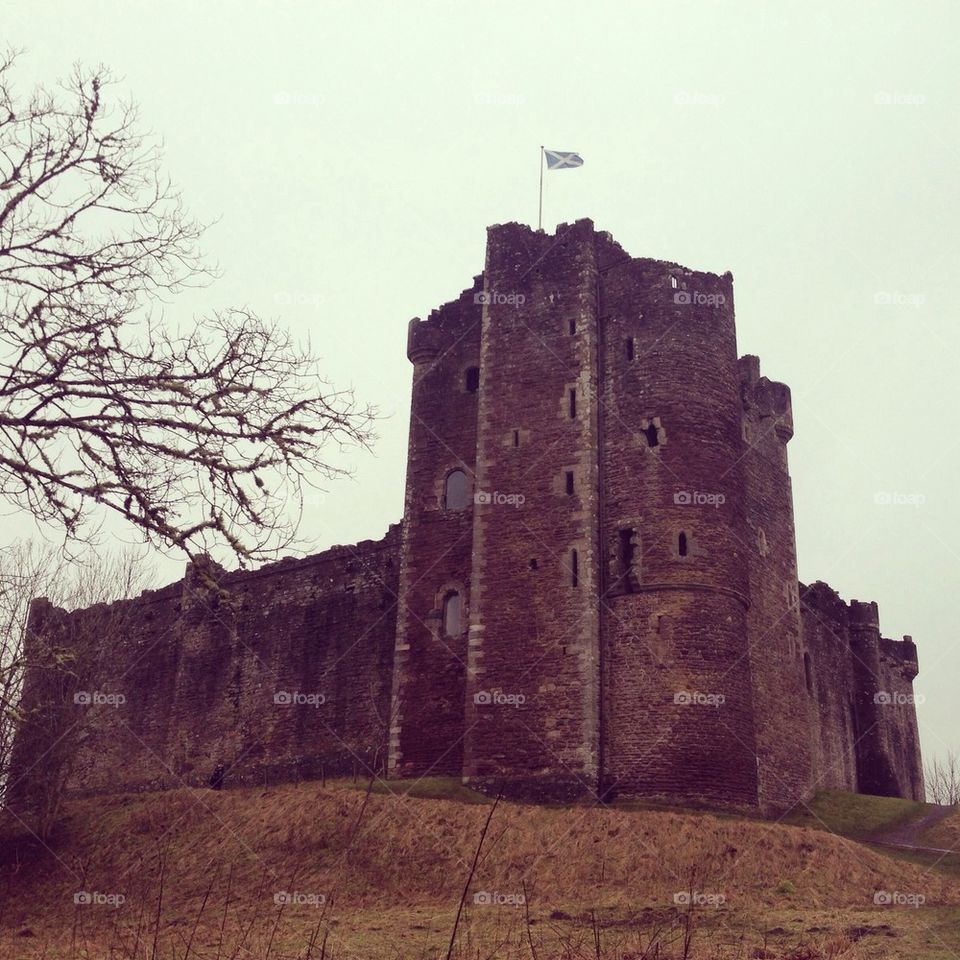 Doune Castle in Scotland. The location for the film Monty Python and