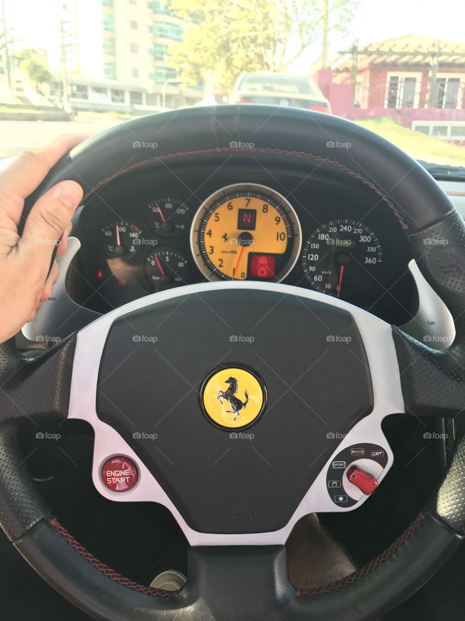 Ferrari steering wheel 