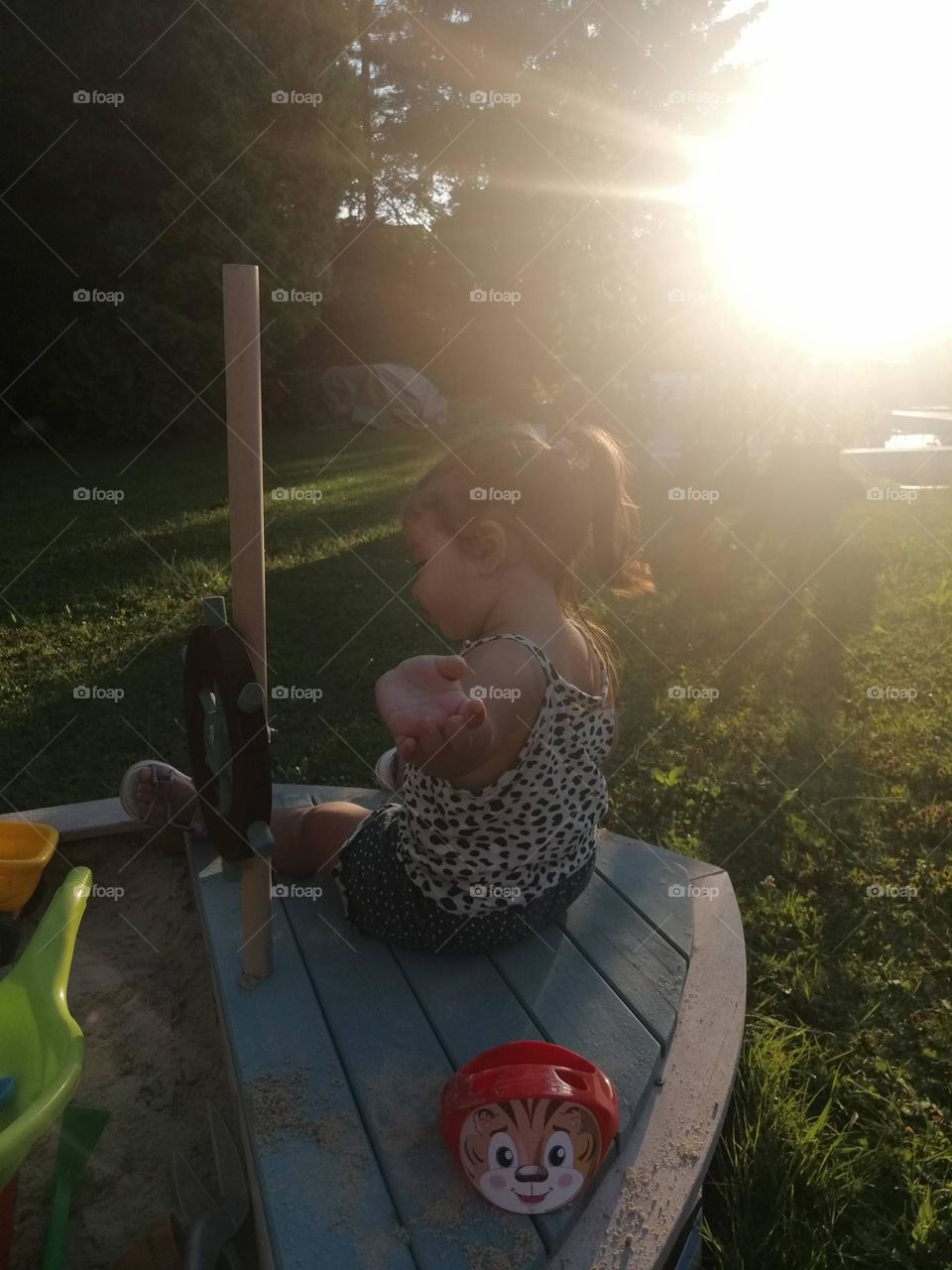 Drink in summer ray of sunshine