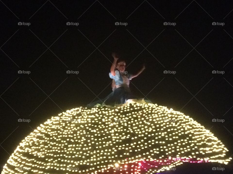 Yellow Mushroom in Disney Parade