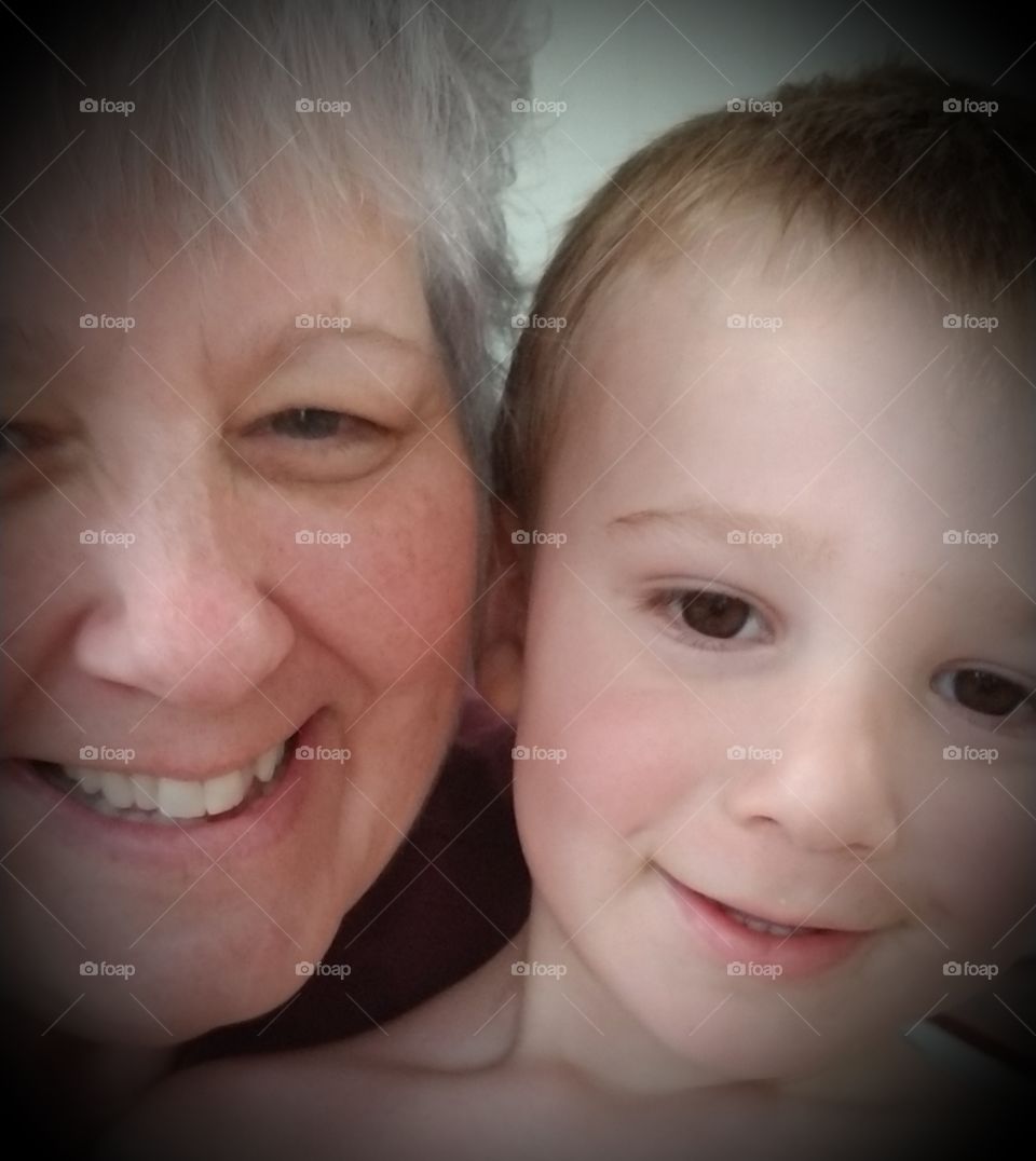 grandma and grandson