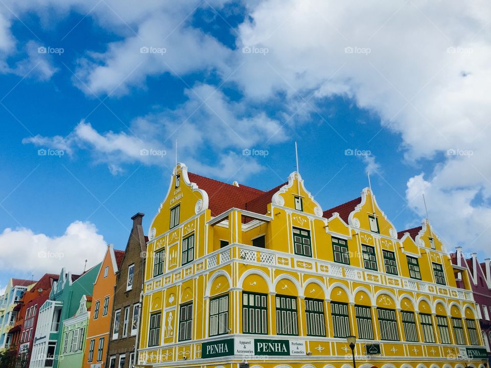 Beautiful colorful building 